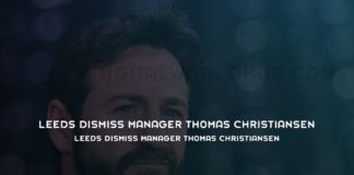 Leeds dismiss manager Thomas Christiansen