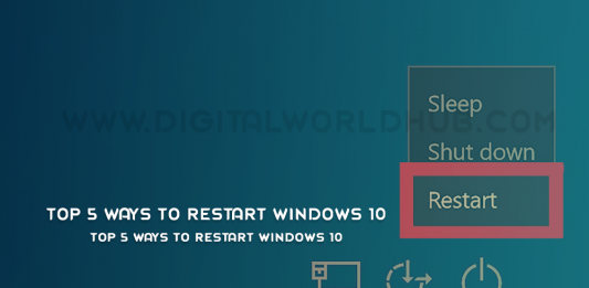 Top 5 Ways to Restart Windows 10