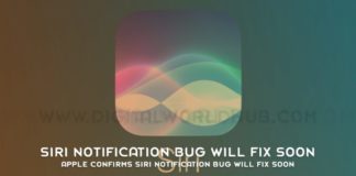 Apple Confirms Siri Notification Bug Will Fix Soon