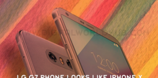 LG G7 Smartphone Looks Like iPhone X