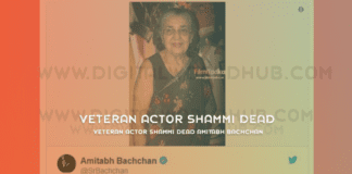 Veteran Actor Shammi Dead Amitabh Bachchan