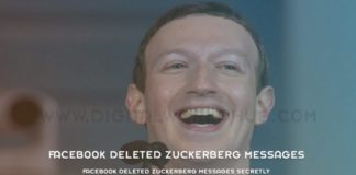 Facebook Deleted Zuckerberg Messages Secretly