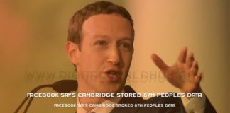 Facebook Says Cambridge Stored 87m Peoples Data
