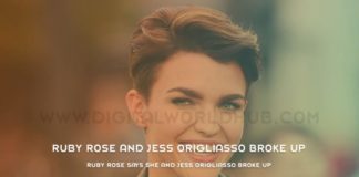 Ruby Rose Says She and Jess Origliasso Broke Up