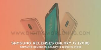 Samsung Releases Galaxy J2 2018 In India