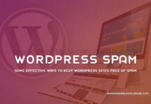 Some Effective Ways To Keep WordPress Sites Free Of Spam
